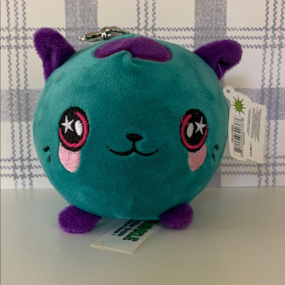 Plush Critter “Twinkle” Keychain Animal squishable squeezable Slo-Rise Figit